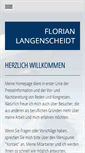 Mobile Screenshot of florian-langenscheidt.de